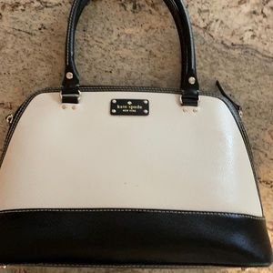 Kate Spade black and white purse